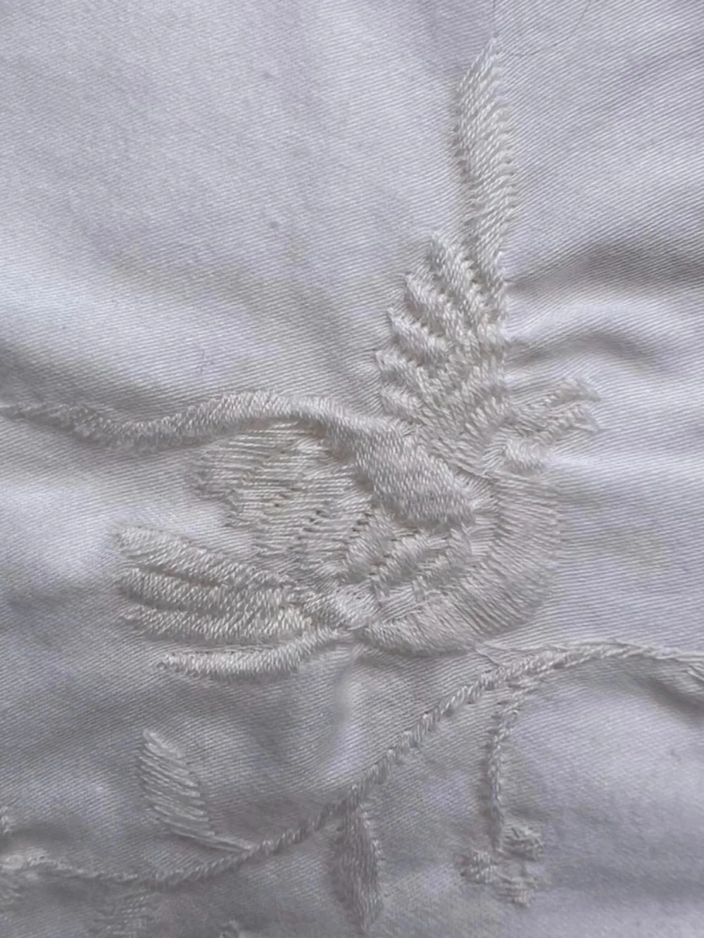 RARE Ralph Lauren Desert Palm Embroidered Queen Flat Sheet Cotton Sateen NICE!